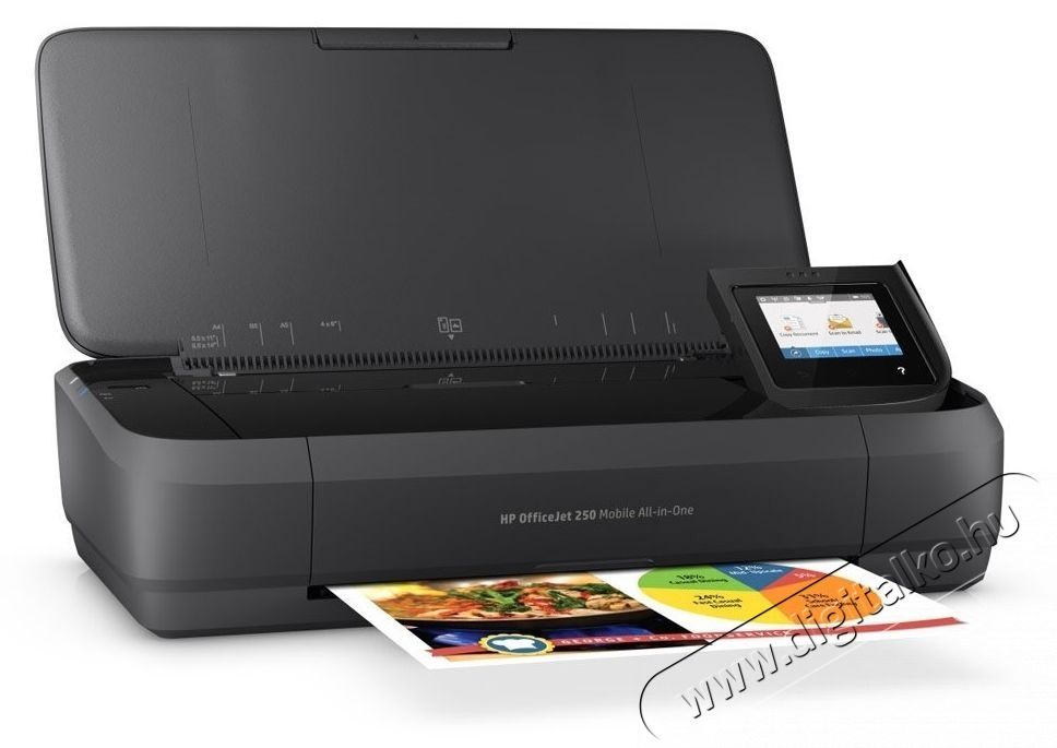 HP OfficeJet 250 mobile sz&iacute;nes tintasugaras nyomtat&oacute;, A4, Wi-Fi (CZ992A) Iroda &eacute;s sz&aacute;m&iacute;t&aacute;stechnika - Nyomtat&oacute; - Multifunkci&oacute;s (tintasugaras) - 532605