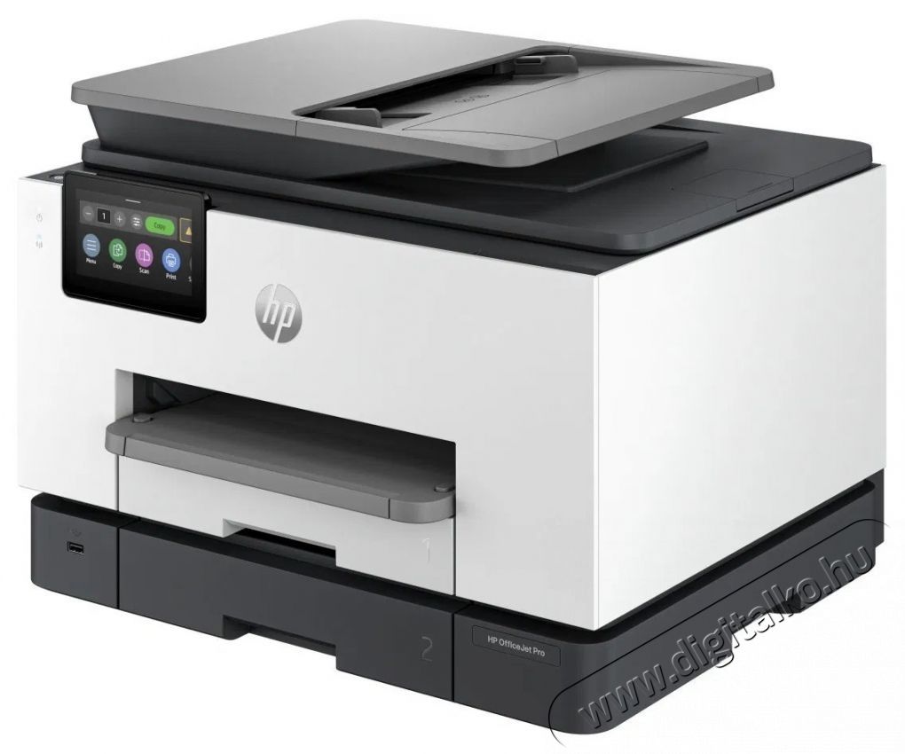 HP OfficeJet Pro 9132e (404M5B) T&ouml;bbfunkci&oacute;s tintasugaras nyomtat&oacute;, A4, sz&iacute;nes, 25 oldal/perc, Duplex, USB, H&aacute;l&oacute;zat, Vezet&eacute;k n&eacute;lk&uuml;li, Bluetooth, Fekete/Feh&eacute;r Iroda &eacute;s sz&aacute;m&iacute;t&aacute;stechnika - Nyomtat&oacute; - Multifunkci&oacute;s (tintasugaras) - 532606
