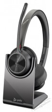 HP Poly Voyager 4320 + BT700 dongle + Charging Stand Audio-Video / Hifi / Multimédia - Fül és Fejhallgatók - Fejhallgató - 509955