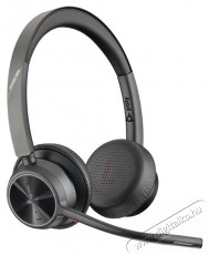 HP Poly Voyager 4320 + BT700 dongle + Charging Stand Audio-Video / Hifi / Multimédia - Fül és Fejhallgatók - Fejhallgató - 509955