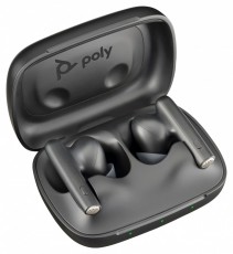 HP Poly Voyager Free 60 True Wireless Bluteooth fekete fülhallgató Audio-Video / Hifi / Multimédia - Fül és Fejhallgatók - Fülhallgató - 514268