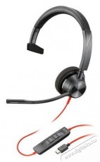 HP Poly Blackwire 3310 mono USB-C, USB-C/A adapter Audio-Video / Hifi / Multimédia - Fül és Fejhallgatók - Fülhallgató mikrofonnal / headset - 518766