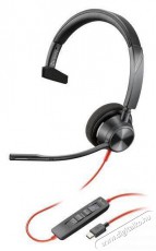 HP Poly Blackwire 3315 mono Microsoft Teams Certified USB-C, 3,5mm, USB-C/A adapter Audio-Video / Hifi / Multimédia - Fül és Fejhallgatók - Fejhallgató mikrofonnal / headset - 518765