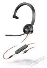 HP Poly Blackwire 3315 mono USB-C, 3,5mm, USB-C/A adapter Audio-Video / Hifi / Multimédia - Fül és Fejhallgatók - Fejhallgató mikrofonnal / headset - 524965