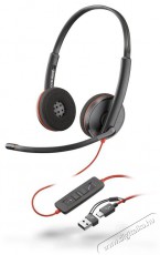 HP Poly Blackwire 3220 + USB-C/A adapter Audio-Video / Hifi / Multim&eacute;dia - F&uuml;l &eacute;s Fejhallgat&oacute;k - Fejhallgat&oacute; - 529538