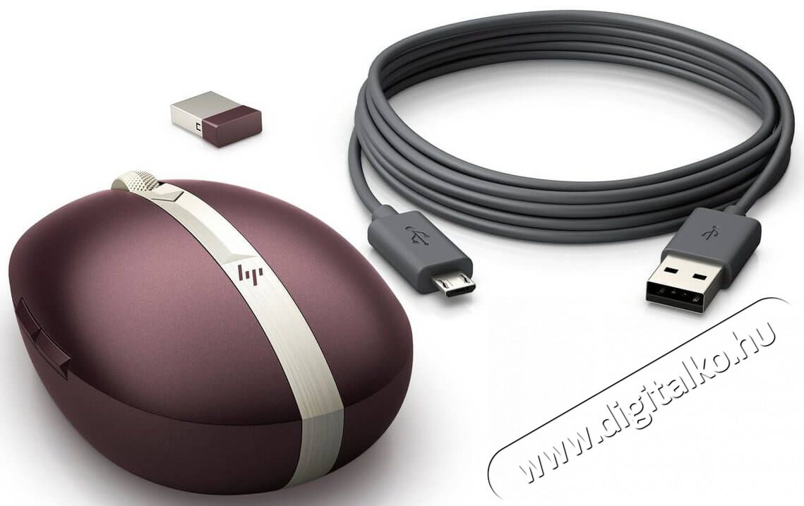 HP Spectre 700 (Bordeaux Burgundy) újratölthető egér Iroda és számítástechnika - Egér - Vezeték nélküli egér - 367628