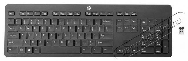 HP Slim Wireless (Link-5) Keyboard billentyűzet Iroda és számítástechnika - Billentyűzet / billentyűzet szett - Vezeték nélküli - 380275