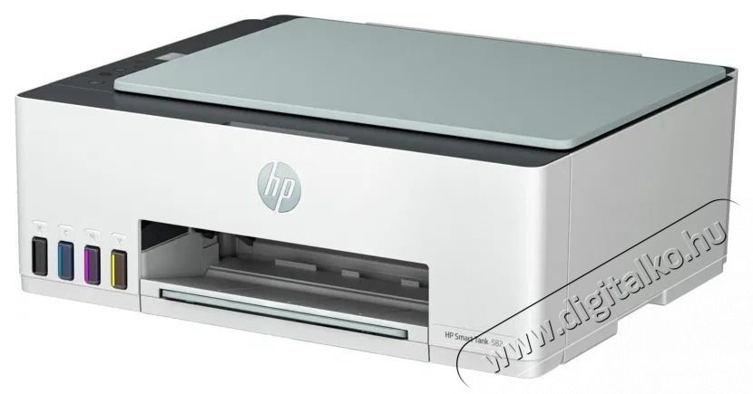 HP Smart Tank 582 All-in-One Multifunkci&oacute;s sz&iacute;nes tintasugaras nyomtat&oacute;, CISS, USB, Vezet&eacute;k n&eacute;lk&uuml;li, Apple AirPrint, A4, 18 000 Fekete-feh&eacute;r vagy 6000 sz&iacute;nes oldal Iroda &eacute;s sz&aacute;m&iacute;t&aacute;stechnika - Nyomtat&oacute; - Multifunkci&oacute;s (tintasugaras) - 532592