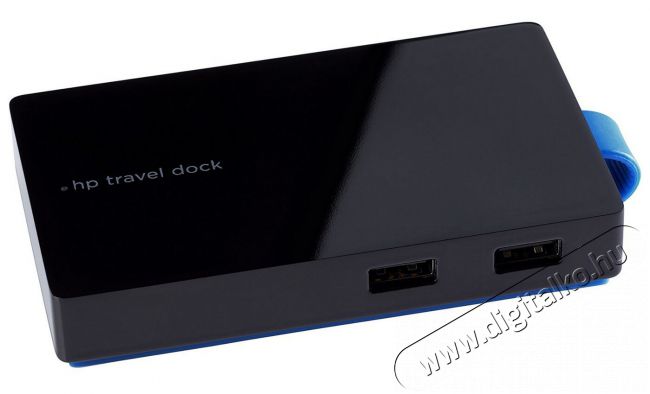 HP USB Travel Dock dokkoló (T0K30AA) Iroda és számítástechnika - Notebook kiegészítő - USB hub / elosztó - 317944