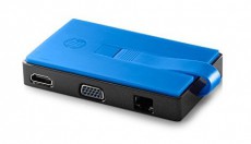 HP USB Travel Dock dokkoló (T0K30AA) Iroda és számítástechnika - Notebook kiegészítő - USB hub / elosztó - 317944