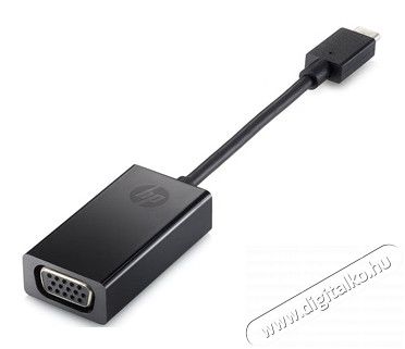 HP USB-C to VGA adapter (P7Z54AA) Tv kiegészítők - Kábel / csatlakozó - Csatlakozó / elosztó / átalakító - 317948