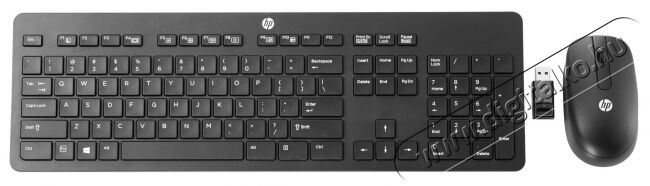 HP Business Slim vezeték nélküli billentyűzet HU + egér (N3R88AA) Iroda és számítástechnika - Billentyűzet / billentyűzet szett - Vezeték nélküli - 331132