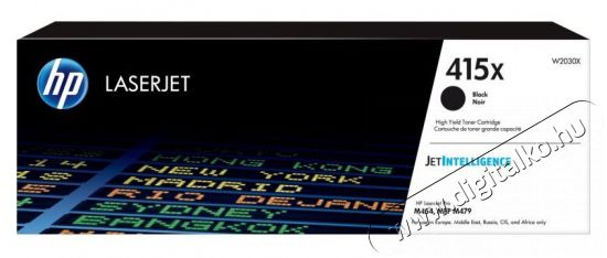 HP W2030X (415X) nagykapcítású toner - fekete Iroda és számítástechnika - Nyomtató - Kiegészítő - 380283