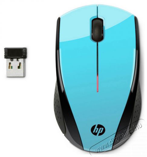 HP X3000 vezeték nélküli egér (K5D27AA) - auqa kék Iroda és számítástechnika - Egér - Vezeték nélküli egér - 317964