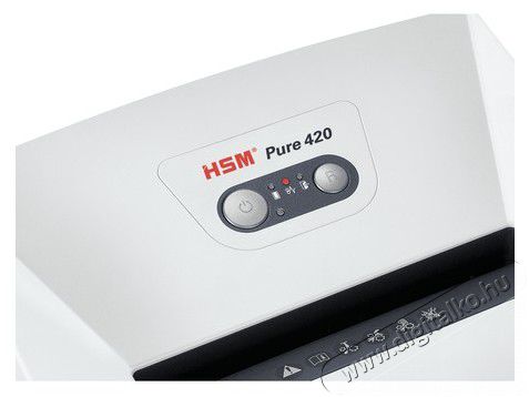 HSM Pure 420 5,8mm iratmegsemmisítő (2341111) Iroda és számítástechnika - Iratmegsemmisítő - 360263