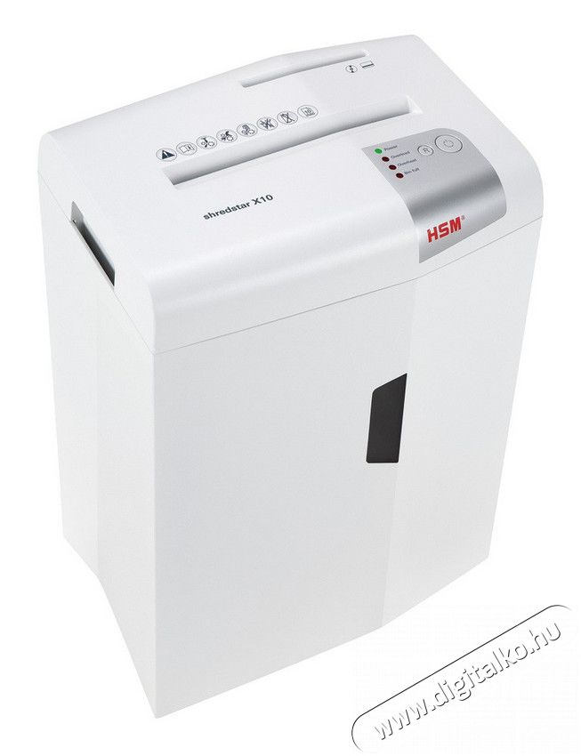 HSM Shredstar X10 4,5x30mm iratmegsemmisítő (1045111) Iroda és számítástechnika - Iratmegsemmisítő - 360287