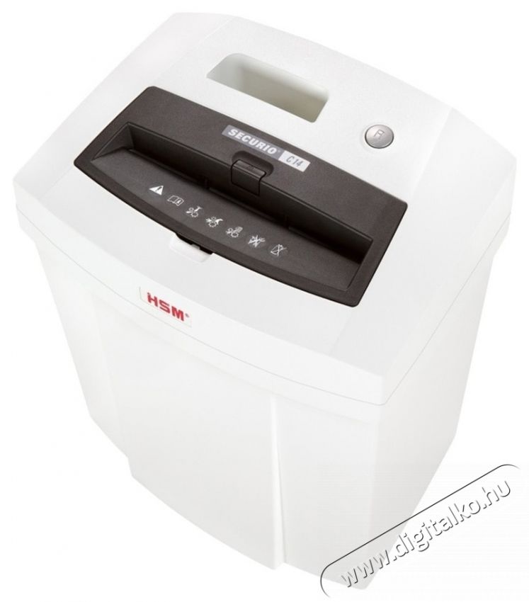 HSM Securio C14 iratmegsemmis&iacute;tő, P3 biztons&aacute;gi szint, 20 liter, V&aacute;g&aacute;si kapacit&aacute;s 4-5 lap Iroda &eacute;s sz&aacute;m&iacute;t&aacute;stechnika - Iratmegsemmis&iacute;tő - 533514