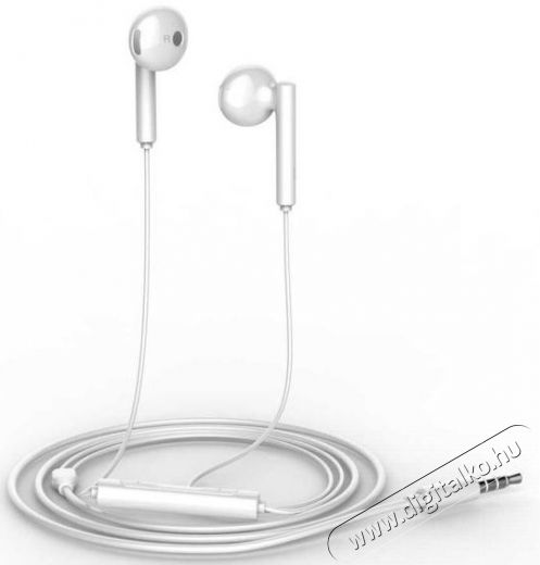 Huawei AM116-MW mikrofonos fülhallgató - metál fehér Audio-Video / Hifi / Multimédia - Fül és Fejhallgatók - Fülhallgató mikrofonnal / headset - 321563
