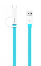 Huawei AP55S microUSB és Type-C adatkábel - kék Tv kiegészítők - Kábel / csatlakozó - USB kábel - 343098