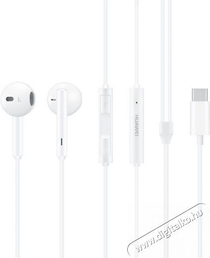 Huawei CM33 CLASSIC EARPHONE, TYPE-C, WHITE HEADSET Újdonságok - Új termékek - 343103