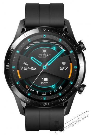 Huawei Watch GT 2 Sport 46mm okosóra - mattfekete Mobil / Kommunikáció / Smart - Okos eszköz - Okosóra - 360019