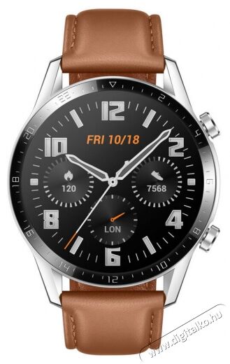 Huawei Watch GT 2 Classic 46mm okosóra - barna Mobil / Kommunikáció / Smart - Okos eszköz - Okosóra - 360020