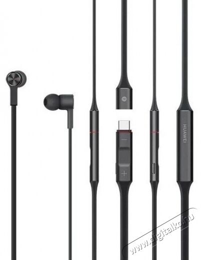 Huawei CM70-C FreeLace Bluetooth nyakpántos fülhallgató - fekete Audio-Video / Hifi / Multimédia - Fül és Fejhallgatók - Fülhallgató mikrofonnal / headset - 369712