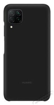 Huawei HUA-PCC-P40L-BK P40 Lite műanyag hátlap fekete Mobil / Kommunikáció / Smart - Mobiltelefon kiegészítő / tok - Tok / hátlap