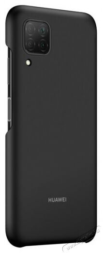 Huawei HUA-PCC-P40L-BK P40 Lite műanyag hátlap fekete Mobil / Kommunikáció / Smart - Mobiltelefon kiegészítő / tok - Tok / hátlap - 369708