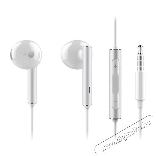 Huawei AM116 Earphone headset - fehér Audio-Video / Hifi / Multimédia - Fül és Fejhallgatók - Fülhallgató mikrofonnal / headset - 343095