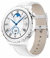 Huawei Watch GT 3 Pro (43mm) Fehér,  bőr pántos okosóra Mobil / Kommunikáció / Smart - Okos eszköz - Okosóra - 385619