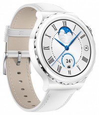 Huawei Watch GT 3 Pro (43mm) Fehér,  bőr pántos okosóra Mobil / Kommunikáció / Smart - Okos eszköz - Okosóra - 385619