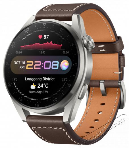 Huawei Watch 3 Pro Titanium Grey okos&oacute;ra Mobil / Kommunik&aacute;ci&oacute; / Smart - Okos eszk&ouml;z - Okos&oacute;ra - 385890