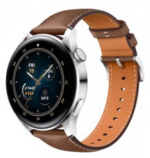 Huawei Watch 3 bőr pántos ezüst okosóra Mobil / Kommunikáció / Smart - Okos eszköz - Okosóra - 391986