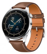 Huawei Watch 3 bőr pántos ezüst okosóra Mobil / Kommunikáció / Smart - Okos eszköz - Okosóra - 391986