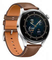 Huawei Watch 3 bőr pántos ezüst okosóra Mobil / Kommunikáció / Smart - Okos eszköz - Okosóra - 391986