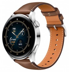 Huawei Watch 3 bőr pántos ezüst okosóra Mobil / Kommunikáció / Smart - Okos eszköz - Okosóra - 391986