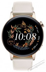 Huawei Watch GT 3 (42mm) bőr pántos fehér okosóra Mobil / Kommunikáció / Smart - Okos eszköz - Okosóra - 391987