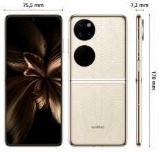 Huawei P50 Pocket 6,9 LTE 8/256GB DualSIM feh&eacute;r okostelefon Egy&eacute;b - Nem forgalmazzuk ! - 432209