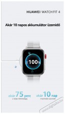 Huawei Watch Fit 4 White Mobil / Kommunikáció / Smart - Okos eszköz - Okosóra - 522060