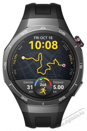 Huawei Watch GT 5 Pro 46 mm Black Mobil / Kommunikáció / Smart - Okos eszköz - Okosóra - 522062