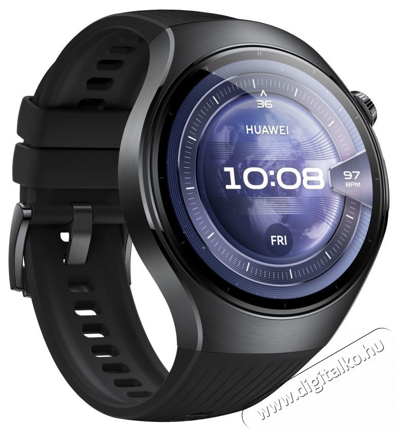 Huawei Watch 5 46 mm Black Mobil / Kommunik&aacute;ci&oacute; / Smart - Okos eszk&ouml;z - Okos&oacute;ra - 522068