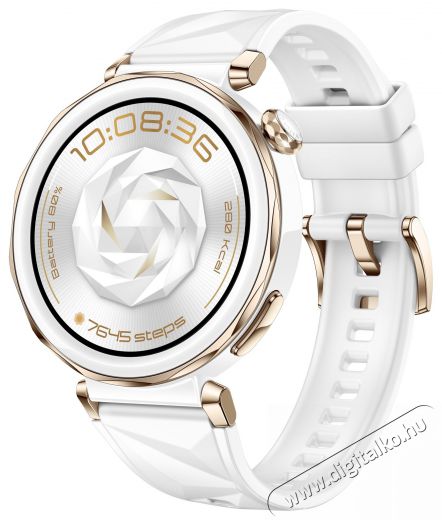 Huawei Watch GT 5 Pro 42 mm White Mobil / Kommunikáció / Smart - Okos eszköz - Okosóra - 522070