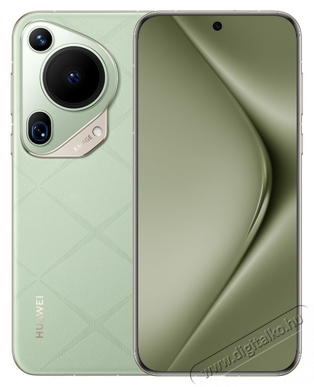Huawei Pura 70 Ultra Mobiltelefon, 512GB, 16GB RAM, Z&ouml;ld Mobil / Kommunik&aacute;ci&oacute; / Smart - Okostelefon - Android - 533527
