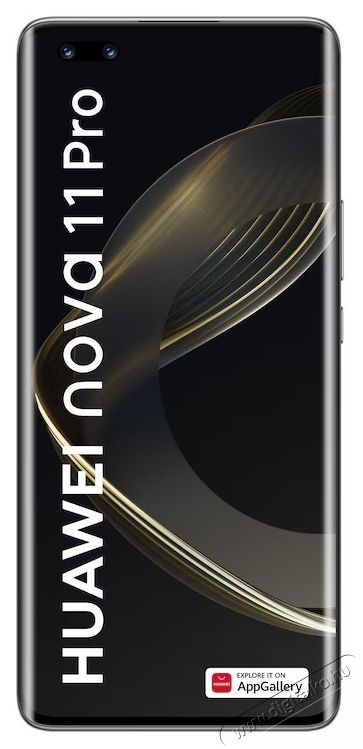 Huawei Nova 11 Pro mobiltelefon, 8 GB RAM, 256 GB, 4G, Fekete Mobil / Kommunik&aacute;ci&oacute; / Smart - Okostelefon - Android - 533531