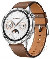 Huawei Watch GT 4 Okos&oacute;ra, 46 mm, barna bőr sz&iacute;j Mobil / Kommunik&aacute;ci&oacute; / Smart - Okos eszk&ouml;z - Okos&oacute;ra - 536885