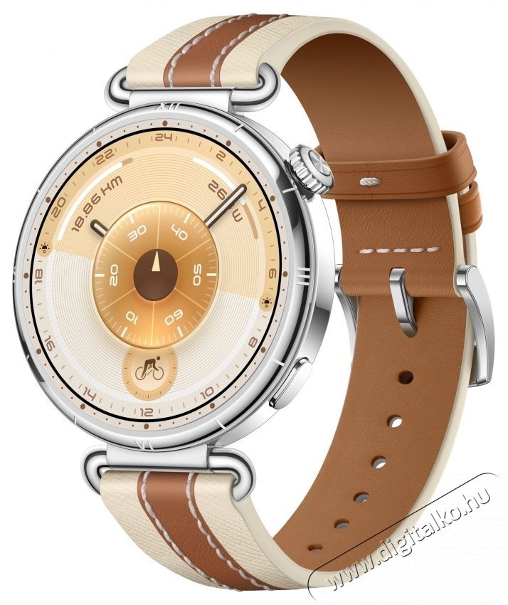 Huawei Watch GT 6 okos&oacute;ra, 41MM, Steel Stainless Steel Case, Brown Woven Strap Mobil / Kommunik&aacute;ci&oacute; / Smart - Okos eszk&ouml;z - Okos&oacute;ra - 536886