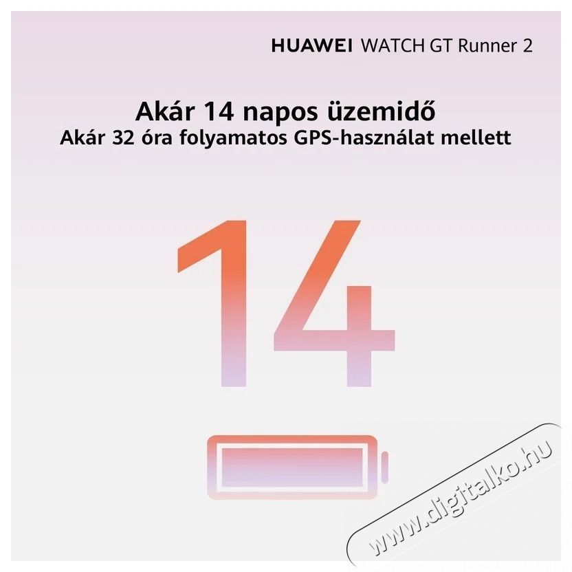 Huawei Huawei Watch GT Runner 2 Midnight Black Mobil / Kommunik&aacute;ci&oacute; / Smart - Okos eszk&ouml;z - Okos&oacute;ra - 537880