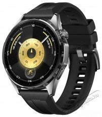 Huawei Watch GT 6 okos&oacute;ra, 46MM, Black Stainless Steel Case, Black Fluoroelastomer Strap Mobil / Kommunik&aacute;ci&oacute; / Smart - Okos eszk&ouml;z - Okos&oacute;ra - 533516
