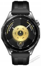 Huawei Watch GT 6 okos&oacute;ra, 46MM, Black Stainless Steel Case, Black Fluoroelastomer Strap Mobil / Kommunik&aacute;ci&oacute; / Smart - Okos eszk&ouml;z - Okos&oacute;ra - 533516